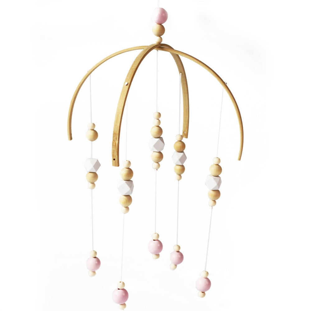 Contemporary Wooden Beads Mobile