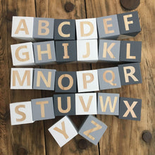 Load image into Gallery viewer, Wooden Alphabet Blocks
