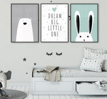 Load image into Gallery viewer, Bear &amp; Bunny Canvas Collection
