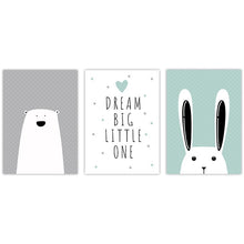 Load image into Gallery viewer, Bear &amp; Bunny Canvas Collection
